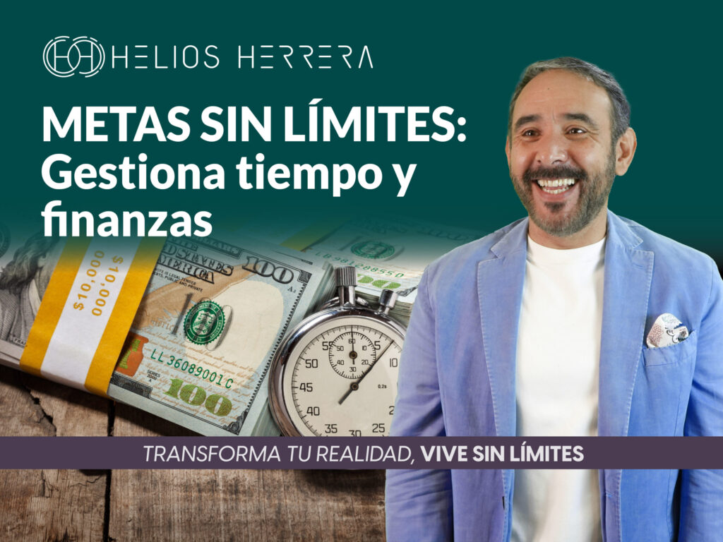 Gestiona tu tiempo y tus finanzas para alcanzar tus metas.